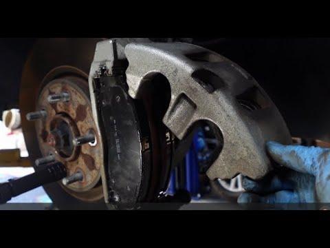 How to Replace the Front Brake Pads on 2016 Dodge Journey SXT / installation / 2WD FWD