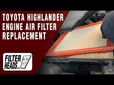 How to Replace Engine Air Filter 2019 Toyota Highlander V6 3.5L | TA36116, AF5190