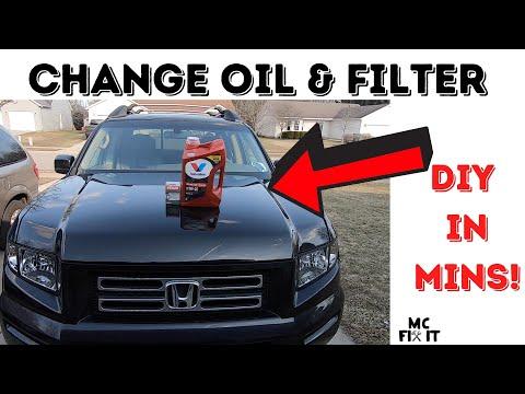 How to Change the Oil and Filter on a 2012-2022 Honda Ridgeline 3.5L V6 (Trim: RT | Engine: V6 3.5L)