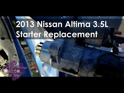 2013 Nissan Altima Starter Replacement 3.5 SL