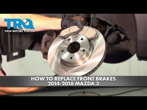 How to Replace Front Brakes 2014-2018 Mazda 3