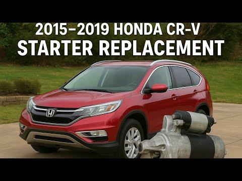 How to Replace the Starter Motor on a 2017-2023 Honda CR-V (Engine: Inline 4 1.5L)