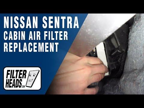 How to Replace Cabin Air Filter 2015 Nissan Sentra | AQ1154
