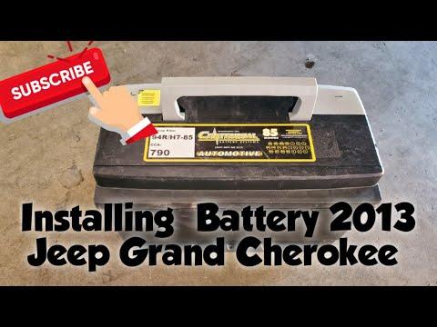 How to Replace the Battery on a 2011-2024 Jeep Grand Cherokee (Under Passenger Seat) (Engine: V8 6.4L)