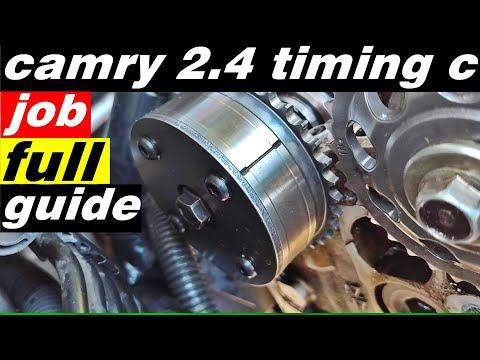Toyota Camry 2.4 Timing Chain Job Full Guide Instructions