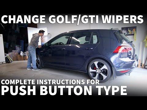 How to Replace Front Windshield Wiper Blades on a 2018 Volkswagen Golf