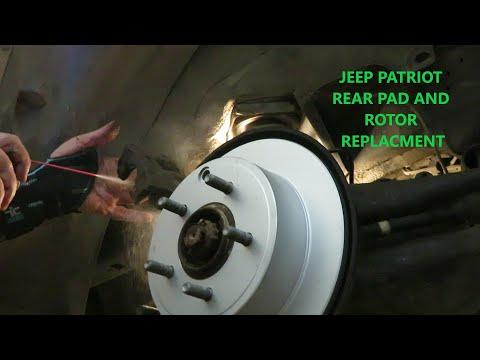 How to Replace Rear Brake Pads and Rotors | Jeep Patriot 4WD | 2007 to 2017