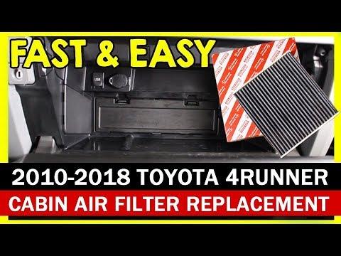 How to Replace Cabin Air Filter [2010-2018 Toyota 4Runner (5th generation)]
