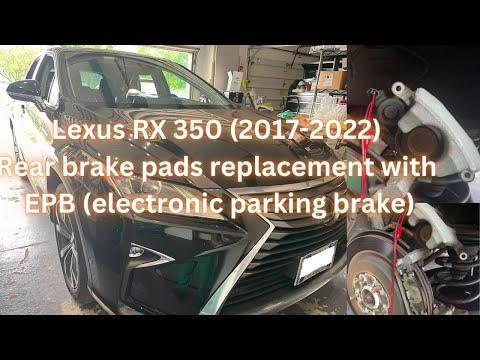 How to Replace Rear Brake Pads on a 2010-2022 Lexus RX350 (EPB Service Mode Guide)