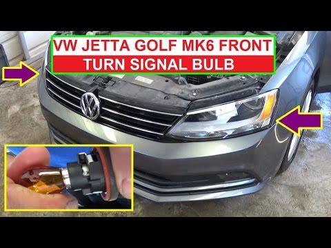 How to Replace the Front Turn Signal Bulbs on a 2016 Volkswagen Golf