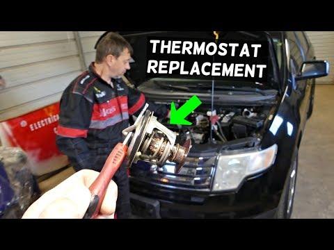 How to Replace the Thermostat on a 2007-2018 Ford Edge (Engine: V6 3.5L)