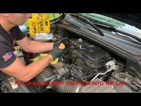 How To Change Oil in a 2014 Jeep Grand Cherokee (2011-2020) &amp; oil life Reset
