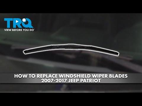 How to Replace Windshield Wiper Blades 2007-2017 Jeep Patriot