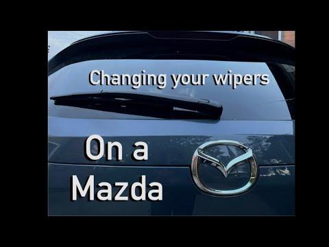 How to Replace Front Windshield Wiper Blades on a 2017-2025 Mazda CX-5