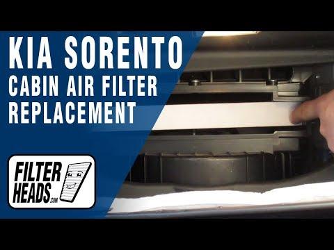How to Replace Cabin Air Filter 2016 Kia Sorento | AQ1255