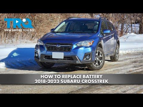 How to Replace Battery 2018-2023 Subaru Crosstrek