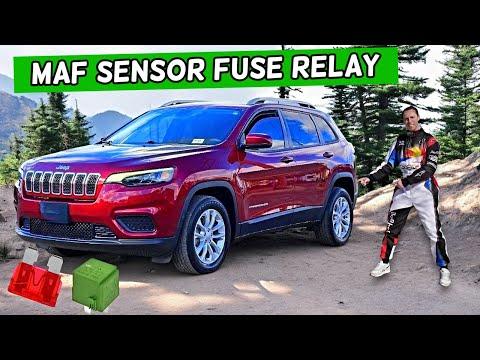Jeep Cherokee MAF Sensor Mass Airflow Sensor Fuse Relay Location Replacement 2014 2023