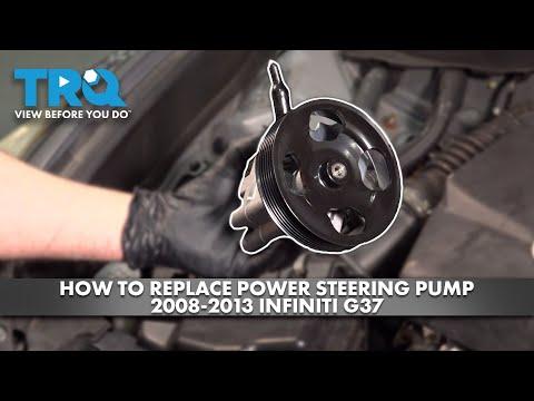 How to Replace Power Steering Pump 2008-2013 INFINITI G37