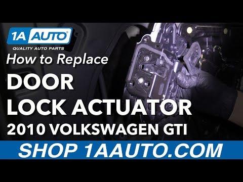 How to Replace the Front Door Lock Actuator on a 2016 Volkswagen GTI
