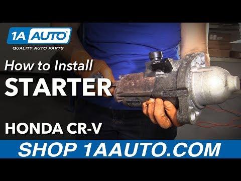 How to Replace Starter 2007-11 Honda CR-V