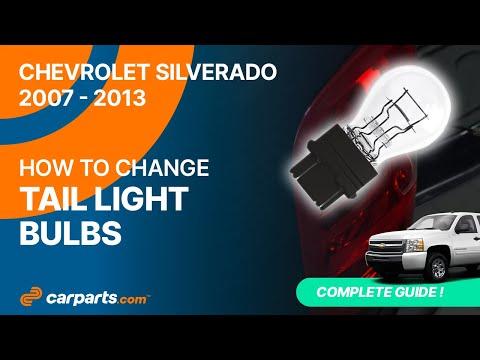 How to replace the Tail light bulbs 2007 - 2013 Chevrolet Silverado 🚗