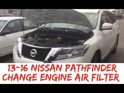 How To Change Engine Air Filter 2013-2016 Nissan Pathfinder Maintenance