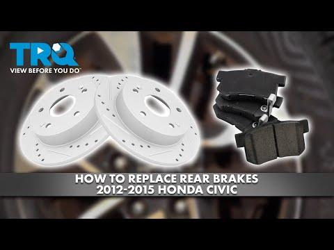 How to Replace Rear Brake Pads on a 2002-2005 Honda Civic (Rear Disc Brakes) (Trim: EX-L | Engine: Inline 4 1.8L | Body: Sedan)