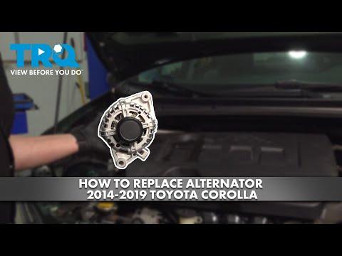 How to Replace Alternator 2014-2019 Toyota Corolla