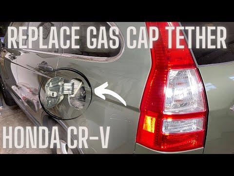 How to replace the gas cap tether on a Honda CR-V