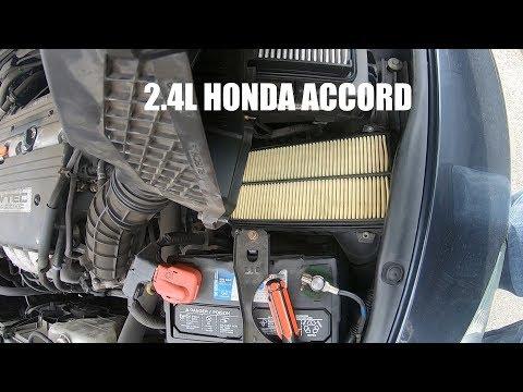 2007 Honda Accord Air Filter Replacement