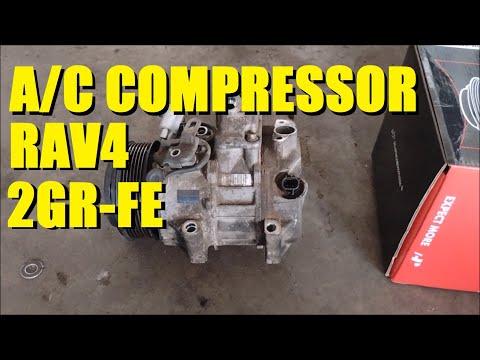 How to Replace the A/C Compressor on a 2007 Toyota RAV4 (R-134a System)