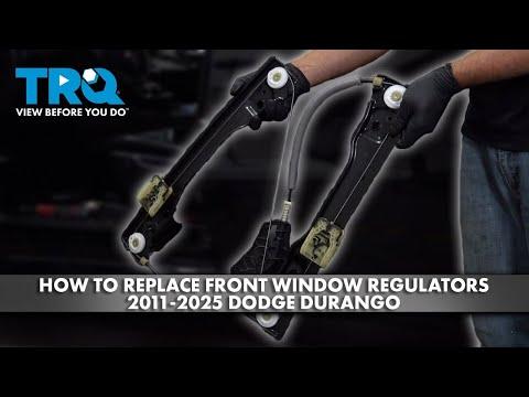 How to Replace Front Window Regulators on a 2013-2023 Dodge Durango (Both Front Doors) (Engine: V6 3.6L)