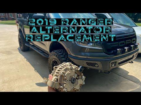 How to Replace alternator for 2019 and up Ford Ranger