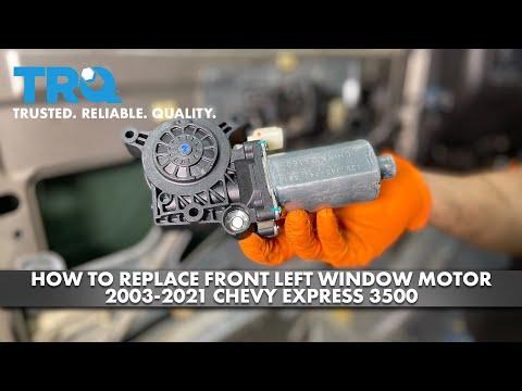 How to Replace Front Window Regulator (with Motor) on a 2016 Chevrolet Express 3500