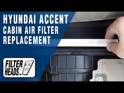 How to Replace Cabin Air Filter 2016 Hyundai Accent | AQ1118