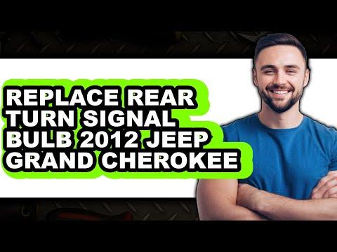 How To Replace Rear Turn Signal Bulb 2012 Jeep Grand Cherokee (Full Guide)