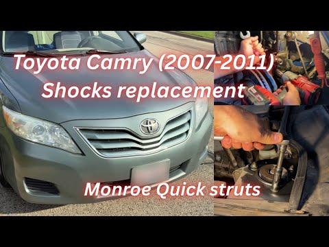 2007–2011 Toyota Camry Shock Replacement | Monroe Quick Struts Install (All 4!)