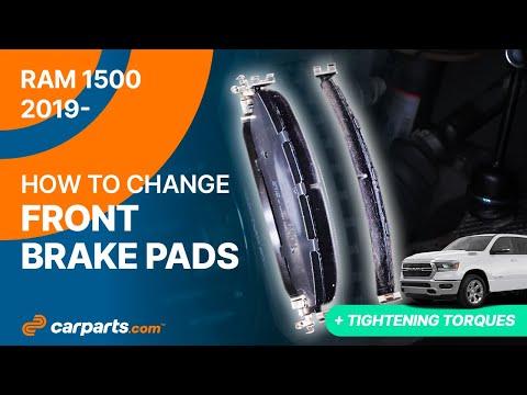 How to replace the Front Brake Pads 2019 - 2025 RAM 1500 🚗