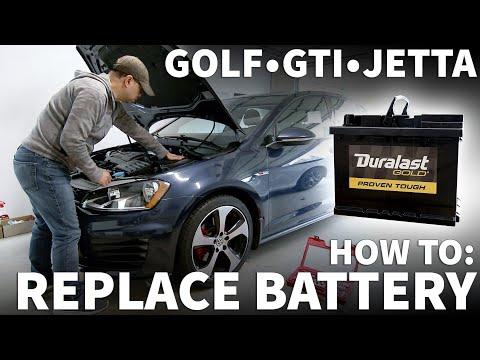 2016 GTI Battery Replacement MK7 - Replace Car Battery on Volkswagen GTI Golf Jetta (MQB Platform)
