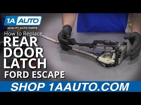 How to Replace the Rear Door Lock Actuator (Latch Assembly) on a 2008 Ford Escape