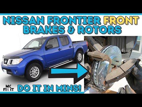 How to Replace FRONT Brake Pads &amp; Rotors on a Nissan Frontier 2005 - 2019 (2nd Generation)