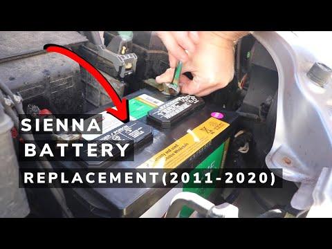 How to Replace the 12V Battery on a 1998-2020 Toyota Sienna (Engine: V6 3.5L)