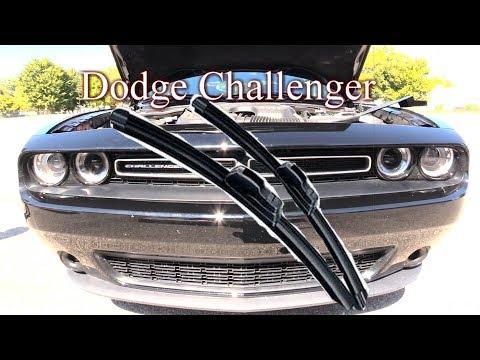 How to Replace Front Windshield Wiper Blades on a 2009-2023 Dodge Challenger