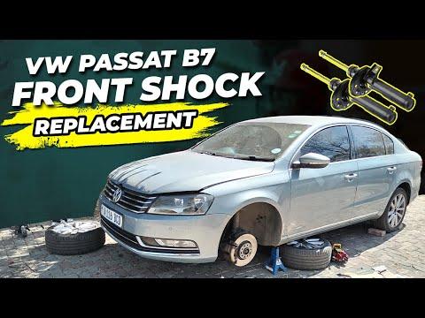 How To Replace Front Shocks | VW Passat B7