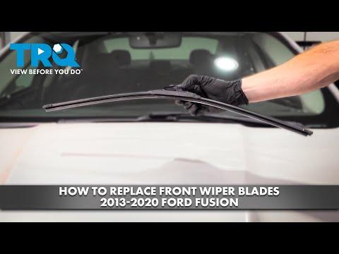 How to Replace Front Wiper Blades 2013-2020 Ford Fusion