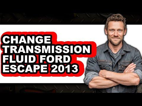 How to Change Transmission Fluid on a 2013 Ford Escape (6F35) Drain & Fill Guide