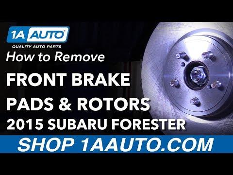 How to Replace Front Brakes 11-18 Subaru Forester