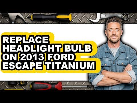 How to Replace Low & High Beam Headlight Bulbs on a 2013-2021 Ford Escape (H11/9005) (Trim: SE)
