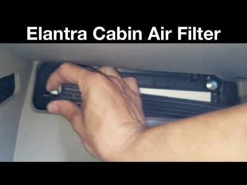 2018 Hyundia Elantra How  to replace Cabin Air Filter / Maintenance