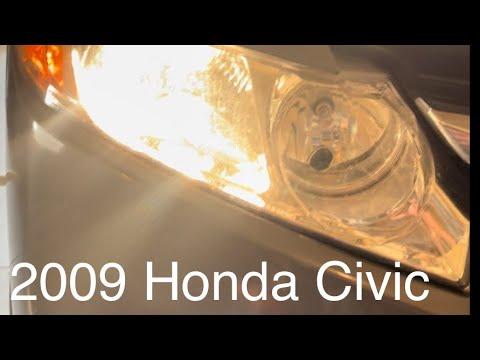 2009 Honda Civic Head light bulb replacement